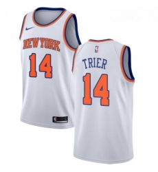 Youth Nike New York Knicks 14 Allonzo Trier Swingman White NBA Jersey Association Edition Youth Nike New York Knicks 14 Allonzo Trier Swingman White NBA Jersey Association Edition