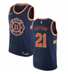 Youth Nike New York Knicks 21 Damyean Dotson Swingman Navy Blue NBA Jersey City Edition Youth Nike New York Knicks 21 Damyean Dotson Swingman Navy Blue NBA Jersey City Edition