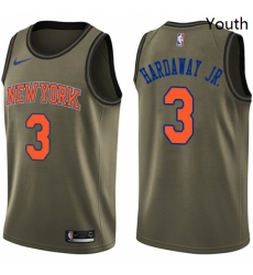 Youth Nike New York Knicks 3 Tim Hardaway Jr Swingman Green Salute to Service NBA Jersey Youth Nike New York Knicks 3 Tim Hardaway Jr Swingman Green Salute to Service NBA Jersey