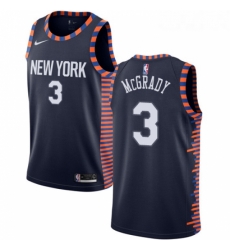 Youth Nike New York Knicks 3 Tracy McGrady Swingman Navy Blue NBA Jersey 2018 19 City Edition Youth Nike New York Knicks 3 Tracy McGrady Swingman Navy Blue NBA Jersey 2018 19 City Edition