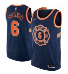 Youth Nike New York Knicks 6 Kristaps Porzingis Swingman Navy Blue NBA Jersey City Edition Youth Nike New York Knicks 6 Kristaps Porzingis Swingman Navy Blue NBA Jersey City Edition
