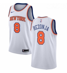 Youth Nike New York Knicks 8 Mario Hezonja Swingman White NBA Jersey Association Edition Youth Nike New York Knicks 8 Mario Hezonja Swingman White NBA Jersey Association Edition