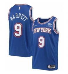 Youth RJ Barrett Blue New York Knicks 2020 21 Swingman Player Jersey Youth RJ Barrett Blue New York Knicks 2020 21 Swingman Player Jersey