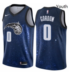 Youth Nike Orlando Magic 0 Aaron Gordon Swingman Blue NBA Jersey City Edition Youth Nike Orlando Magic 0 Aaron Gordon Swingman Blue NBA Jersey City Edition