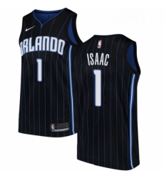 Youth Nike Orlando Magic 1 Jonathan Isaac Authentic Black Alternate NBA Jersey Statement Edition Youth Nike Orlando Magic 1 Jonathan Isaac Authentic Black Alternate NBA Jersey Statement Edition