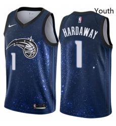 Youth Nike Orlando Magic 1 Penny Hardaway Swingman Blue NBA Jersey City Edition Youth Nike Orlando Magic 1 Penny Hardaway Swingman Blue NBA Jersey City Edition