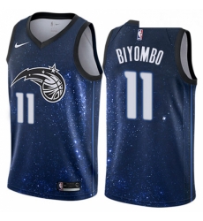 Youth Nike Orlando Magic 11 Bismack Biyombo Swingman Blue NBA Jersey City Edition Youth Nike Orlando Magic 11 Bismack Biyombo Swingman Blue NBA Jersey City Edition