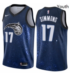 Youth Nike Orlando Magic 17 Jonathon Simmons Swingman Blue NBA Jersey City Edition Youth Nike Orlando Magic 17 Jonathon Simmons Swingman Blue NBA Jersey City Edition