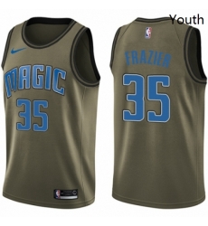 Youth Nike Orlando Magic 35 Melvin Frazier Swingman Green Salute to Service NBA Jersey Youth Nike Orlando Magic 35 Melvin Frazier Swingman Green Salute to Service NBA Jersey