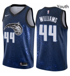 Youth Nike Orlando Magic 44 Jason Williams Swingman Blue NBA Jersey City Edition Youth Nike Orlando Magic 44 Jason Williams Swingman Blue NBA Jersey City Edition