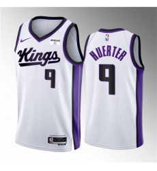 Men Sacramento Kings 9 Kevin Huerter White 2023 24 Association Edition Stitched Basketball Jersey Men Sacramento Kings 9 Kevin Huerter White 2023 24 Association Edition Stitched Basketball Jersey