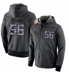 NFL Mens Nike Houston Texans 56 Brian Cushing Stitched Black Anthracite Salute to Service Player Performance Hoodie NFL Mens Nike Houston Texans 56 Brian Cushing Stitched Black Anthracite Salute to Service Player Performance Hoodie