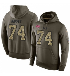 NFL Nike Tampa Bay Buccaneers 74 Ali Marpet Green Salute To Service Mens Pullover Hoodie NFL Nike Tampa Bay Buccaneers 74 Ali Marpet Green Salute To Service Mens Pullover Hoodie