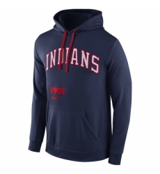 Men MLB Cleveland Indians Nike Cooperstown Performance Pullover Hoodie Navy Blue Men MLB Cleveland Indians Nike Cooperstown Performance Pullover Hoodie Navy Blue