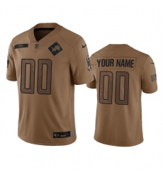 Men Women youth Detroit Lions Active Player Custom 2023 Brown Salute To Service Limited Stitched Jersey Men Women youth Detroit Lions Active Player Custom 2023 Brown Salute To Service Limited Stitched Jersey
