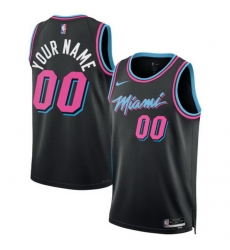 Miami Heat Nike Unisex 2025 2026 City Edition Swingman Custom Jersey Black Miami Heat Nike Unisex 2025 2026 City Edition Swingman Custom Jersey Black