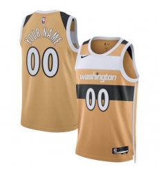 Washington Wizards Nike Unisex 2025 2026 City Edition Swingman Custom Jersey Gold Washington Wizards Nike Unisex 2025 2026 City Edition Swingman Custom Jersey Gold