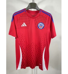 Chile Red Home 2024 Soccer Jersey Chile Red Home 2024 Soccer Jersey