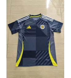 Scotland 2024 Soccer Jersey Home Black Scotland 2024 Soccer Jersey Home Black