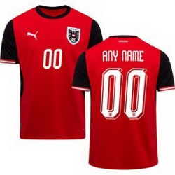 Youth 00 Austria Custom World Cup Away Replica Jersey  1