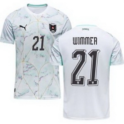 Youth 21 Austria Patrick Wimmer World Cup Away Replica Jersey  2