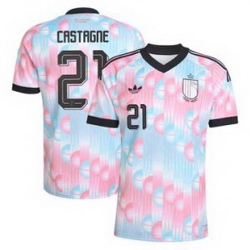 Youth 21Timothy Castagne Belgium Jersey   2