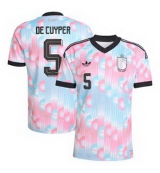Youth 5Maxim De Cuyper Belgium Jersey   2