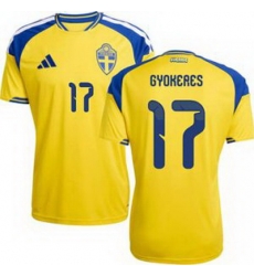 Youth 17 Sweden Viktor Gyokeres World Cup Replica Jersey  1