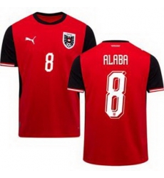 Men 8 Austria David Alaba World Cup Away Replica Jersey  1