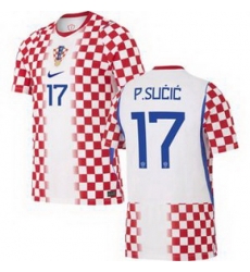 Men 17 Croatia Petar Sucic Away Replica World Cup 1 Men 17 Croatia Petar Sucic Away Replica World Cup 1