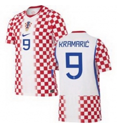Men 9 Croatia Andrej Kramaric Away Replica World Cup 1 Men 9 Croatia Andrej Kramaric Away Replica World Cup 1