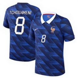 Men 8Aurelien Tchouameni France Jersey   2