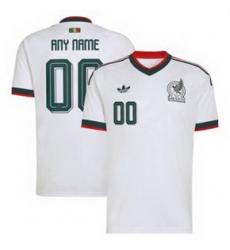 Men 00 Mexico Custom 2026 Replica White Jersey 1