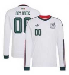 Men 00 Mexico Custom 2026 Replica White Jersey 2 Men 00 Mexico Custom 2026 Replica White Jersey 2
