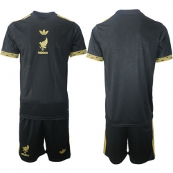 Men Mexico 2025 Soccer Jerseys BlackGold BLANK