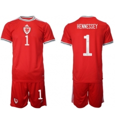 WALES 2022 World Cup Soccer Jersey #1 HENNESSEY WALES 2022 World Cup Soccer Jersey #1 HENNESSEY