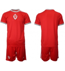 WALES 2022 World Cup Soccer Jersey BLANK WALES 2022 World Cup Soccer Jersey BLANK