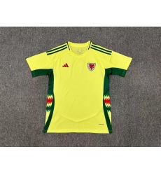 Wales Yellow Away 2024 Soccer Jersey Wales Yellow Away 2024 Soccer Jersey