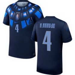Men 4 Uruguay Ronald Araujo Away Replica Jersey World   2