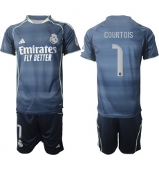 Men Real Madrid 2026 Soccer Jerseys DarkBlue #3 E.MILITAO