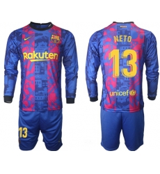 Men Barcelona Long Sleeve Soccer Jerseys 510 Men Barcelona Long Sleeve Soccer Jerseys 510