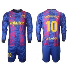 Men Barcelona Long Sleeve Soccer Jerseys 514 Men Barcelona Long Sleeve Soccer Jerseys 514