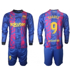 Men Barcelona Long Sleeve Soccer Jerseys 515 Men Barcelona Long Sleeve Soccer Jerseys 515