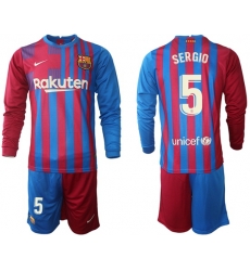 Men Barcelona Long Sleeve Soccer Jerseys 583 Men Barcelona Long Sleeve Soccer Jerseys 583