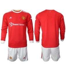 Men Manchester United Long Sleeve Soccer Jerseys 524 Men Manchester United Long Sleeve Soccer Jerseys 524