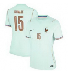 Women 15Ibrahima Konate France Jersey   4