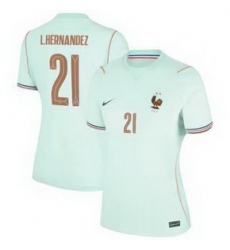 Women 21Lucas Hernandez France Jersey   4