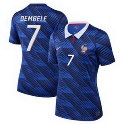 Women 7Ousmane Dembele France Jersey   3