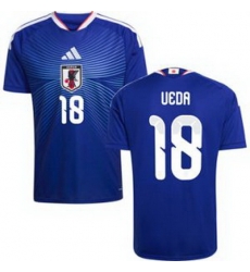Men 18 Japan Ayase Ueda Away Replica Jersey 1 Men 18 Japan Ayase Ueda Away Replica Jersey 1