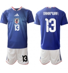 Men Japan 2026 Soccer Jerseys Blue #13 Keito Nakamura Men Japan 2026 Soccer Jerseys Blue #13 Keito Nakamura